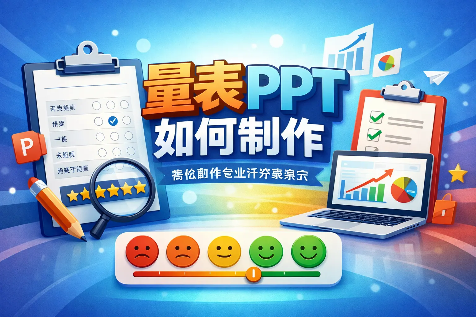 量表ppt如何制作