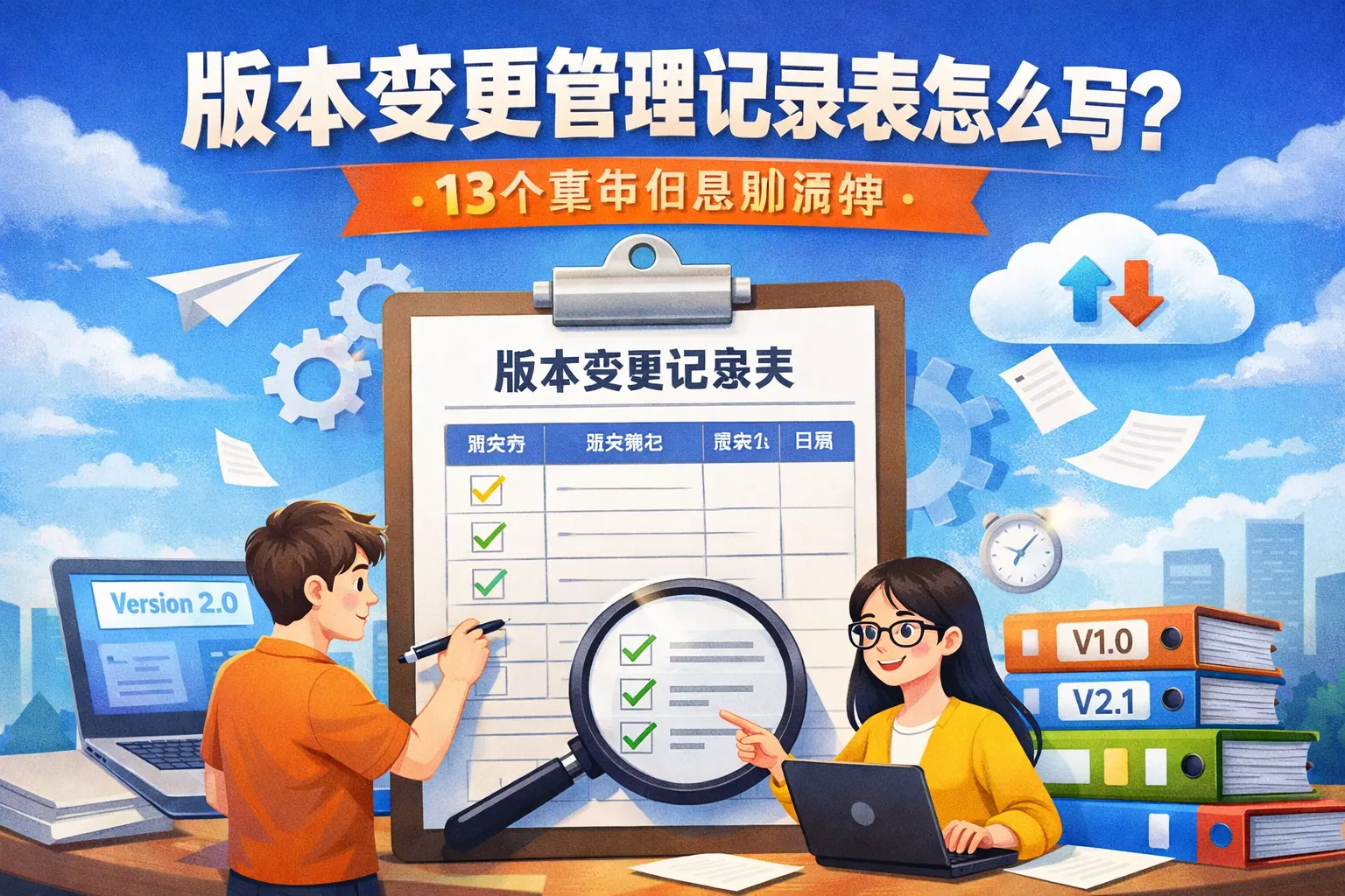 版本变更管理记录表怎么写?13个重点信息别漏掉