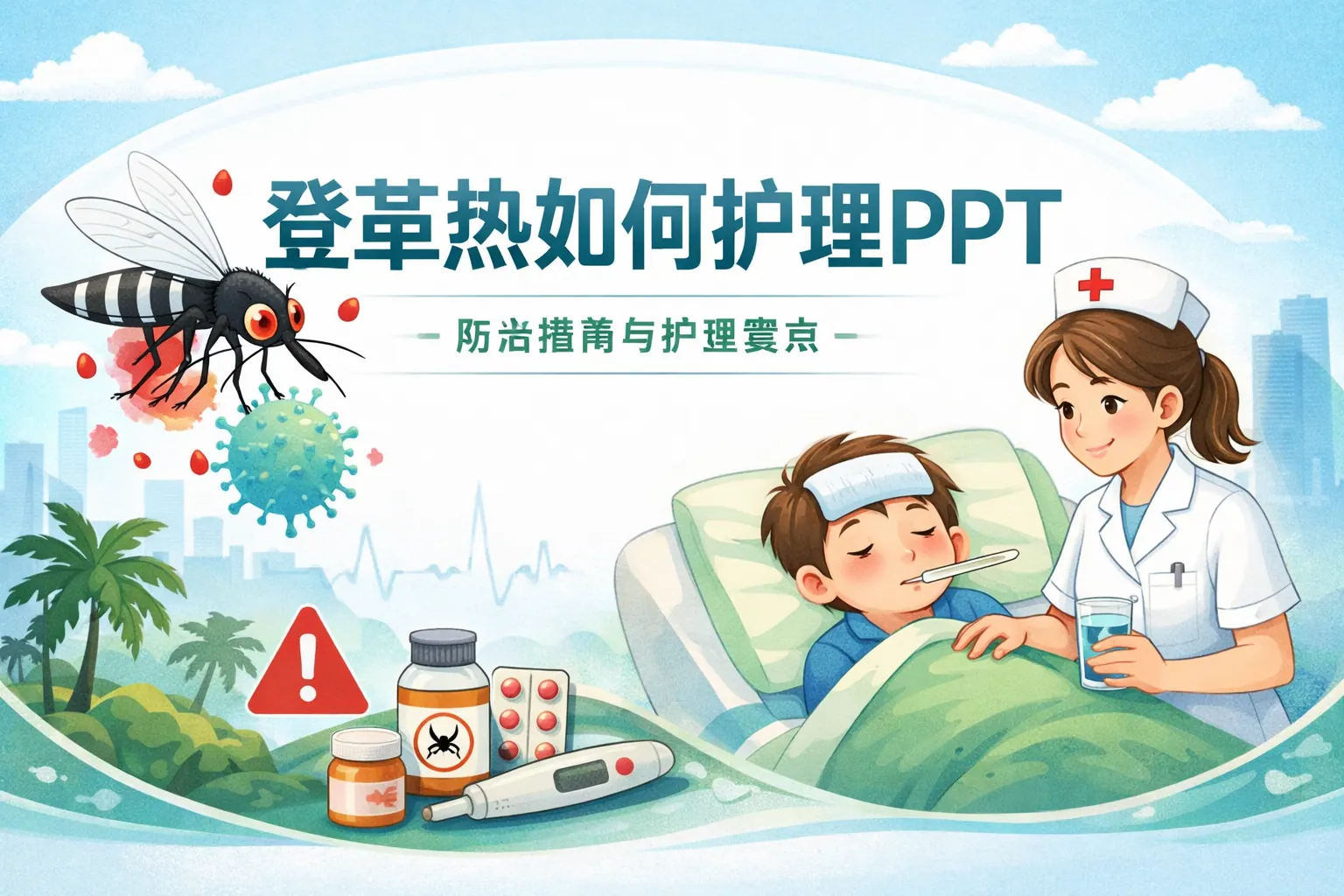 登革热如何护理ppt