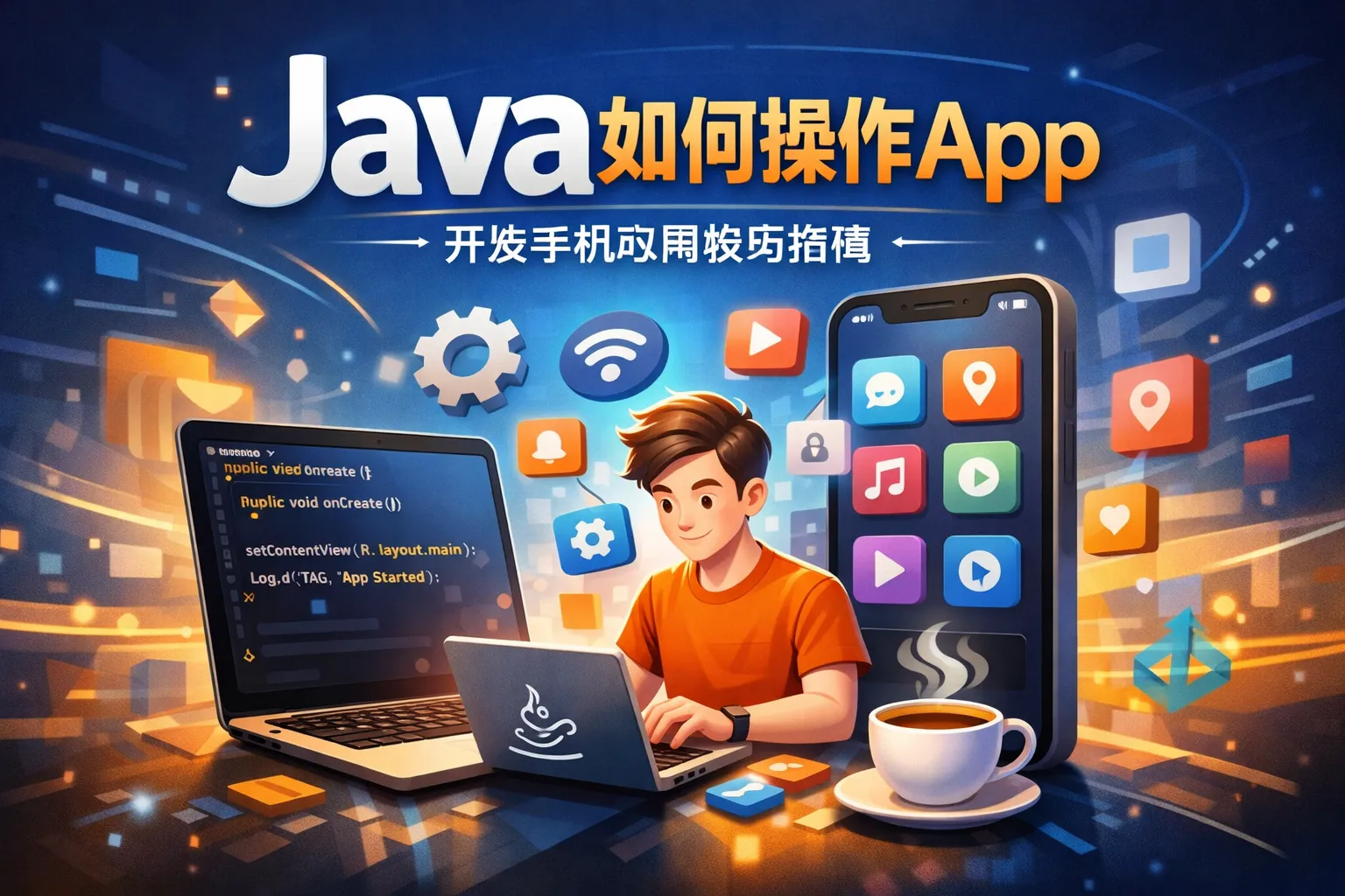 java如何操作app