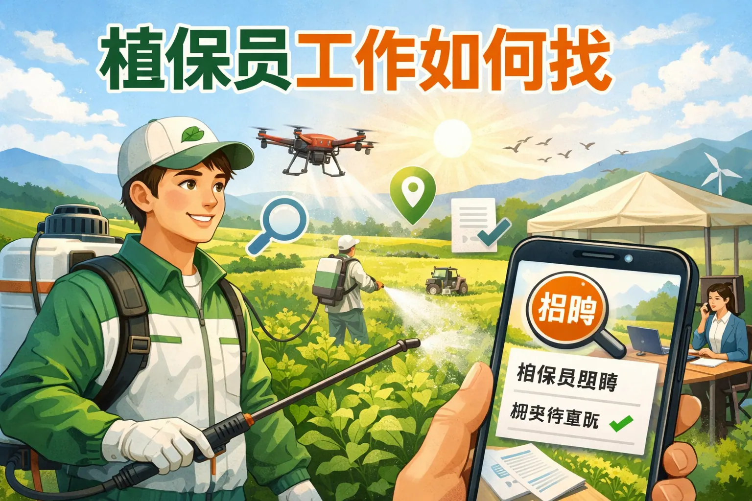 植保员工作如何找
