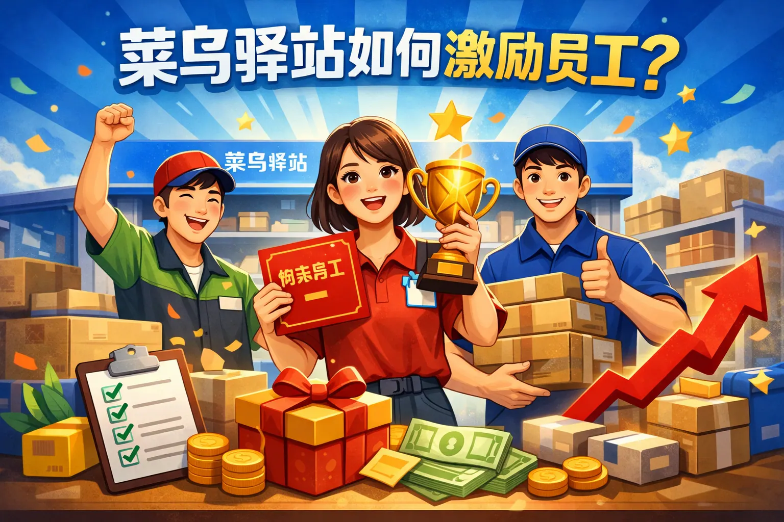 菜鸟驿站如何激励员工的