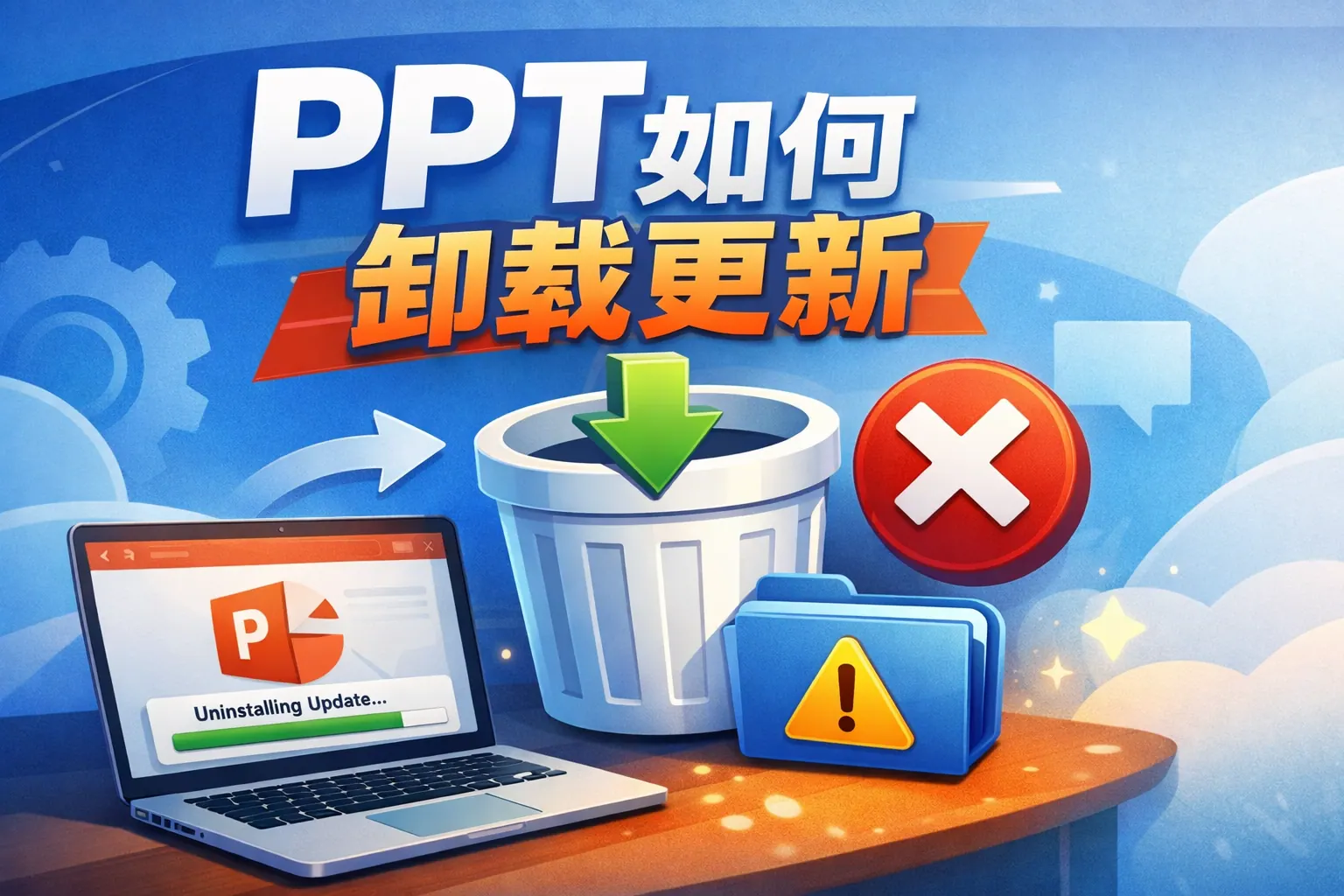 ppt如何卸载更新