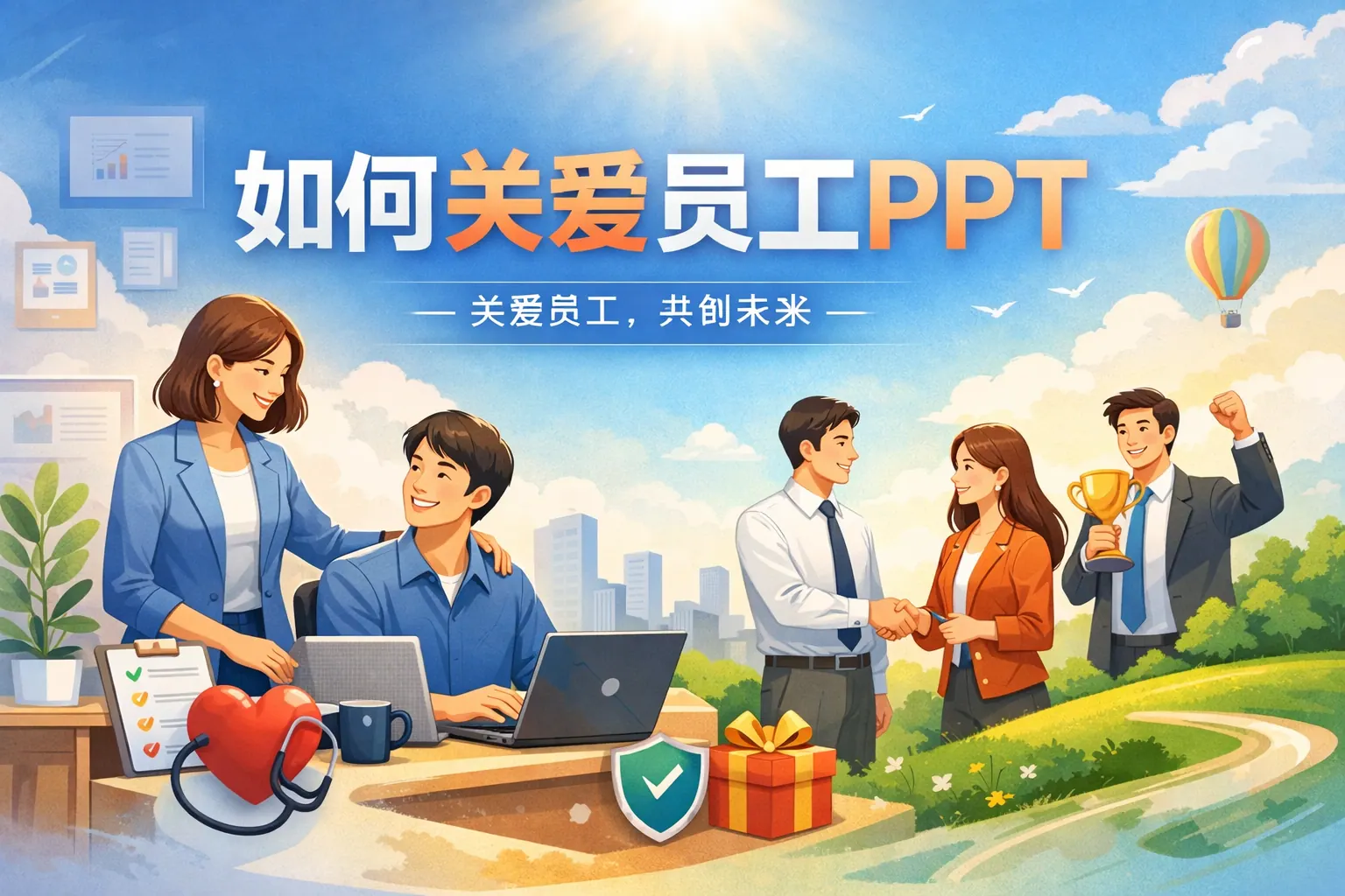 如何关爱员工ppt