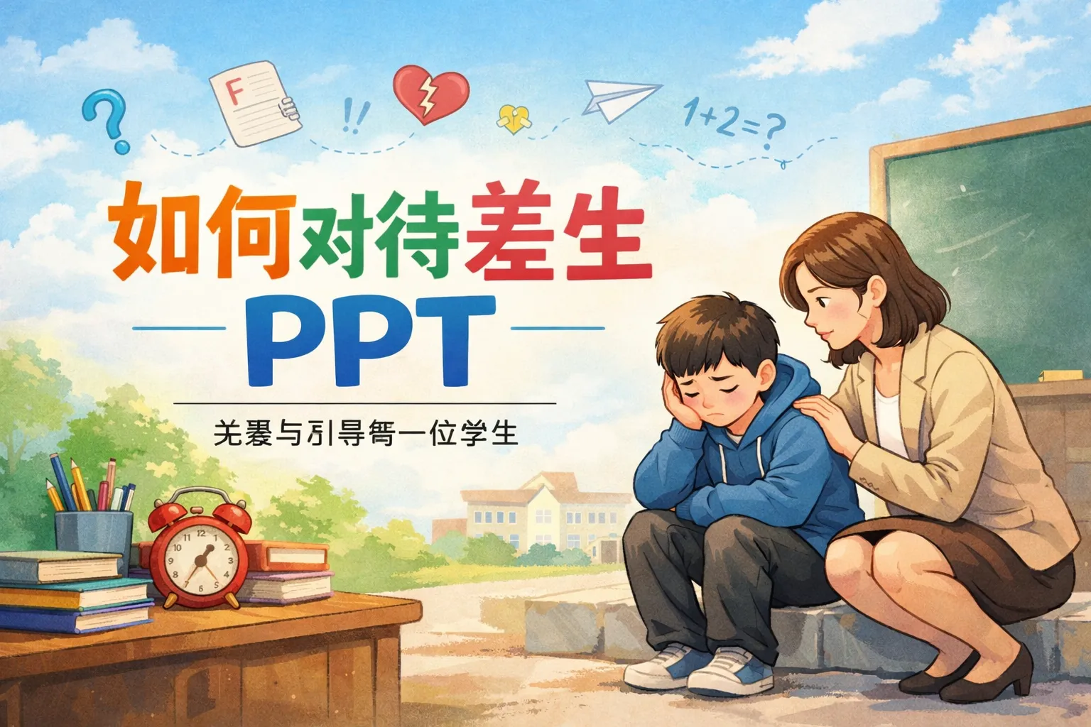 如何对待差生ppt