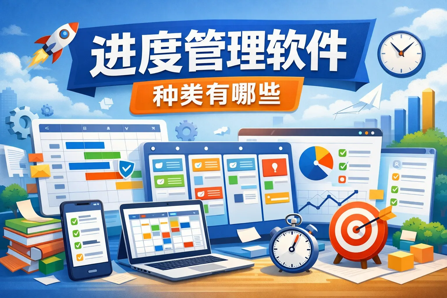 进度管理软件种类有哪些