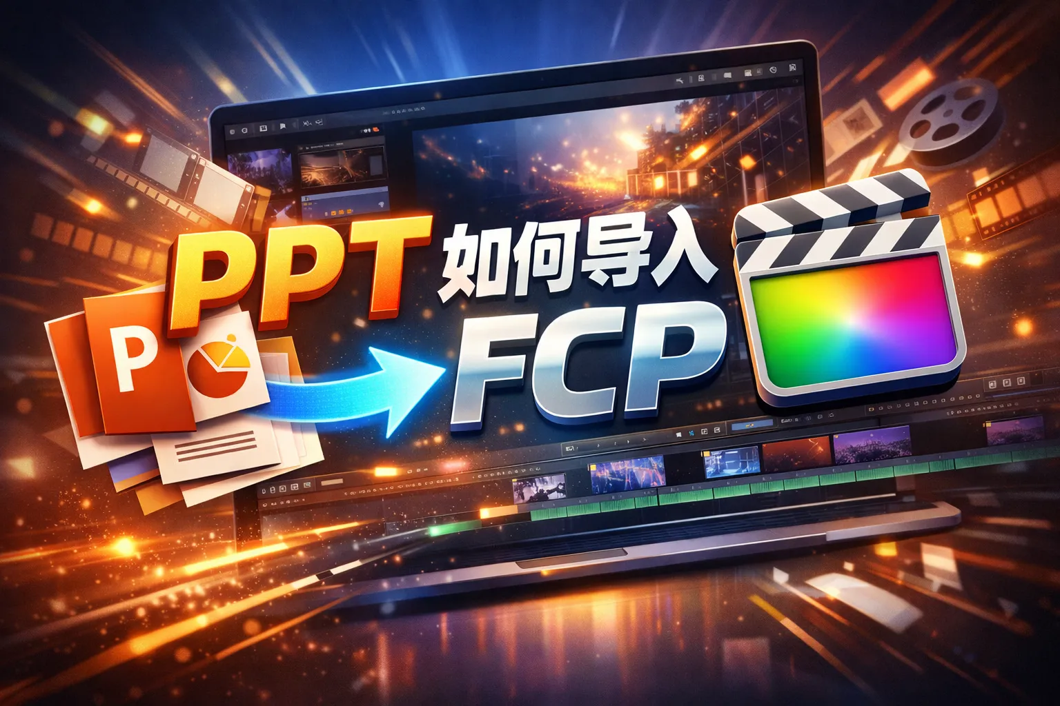 ppt如何导入fcp