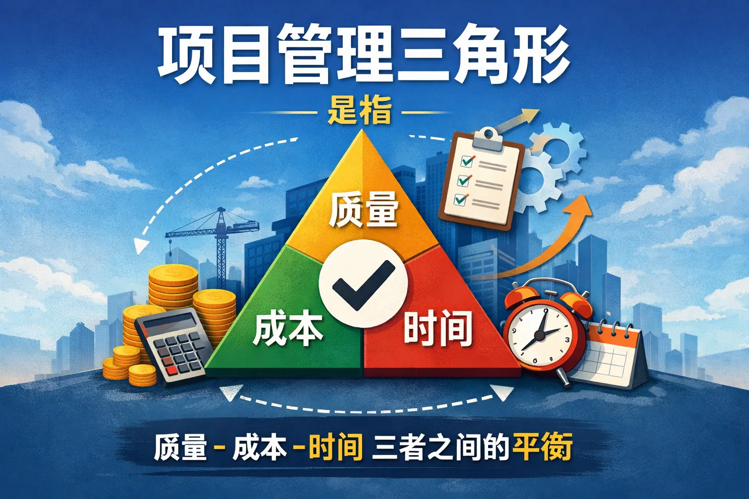 项目管理三角形是指