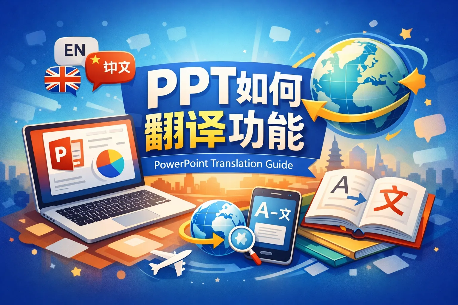 ppt如何翻译功能