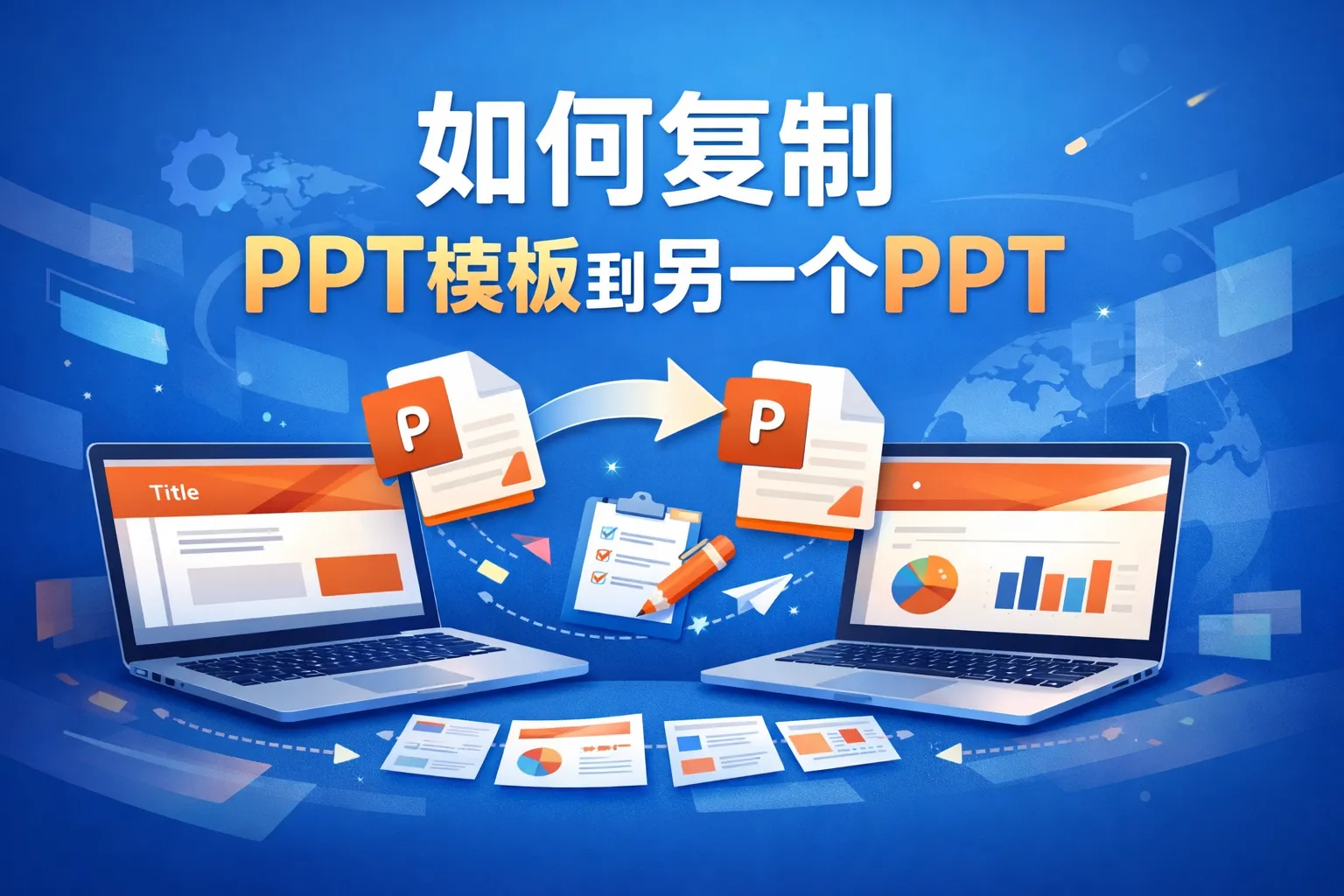 如何复制ppt模板到另一个ppt