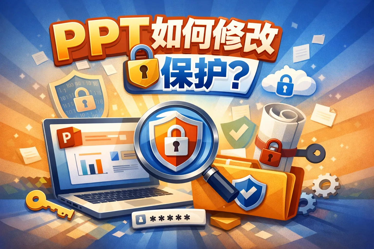 ppt保护如何修改