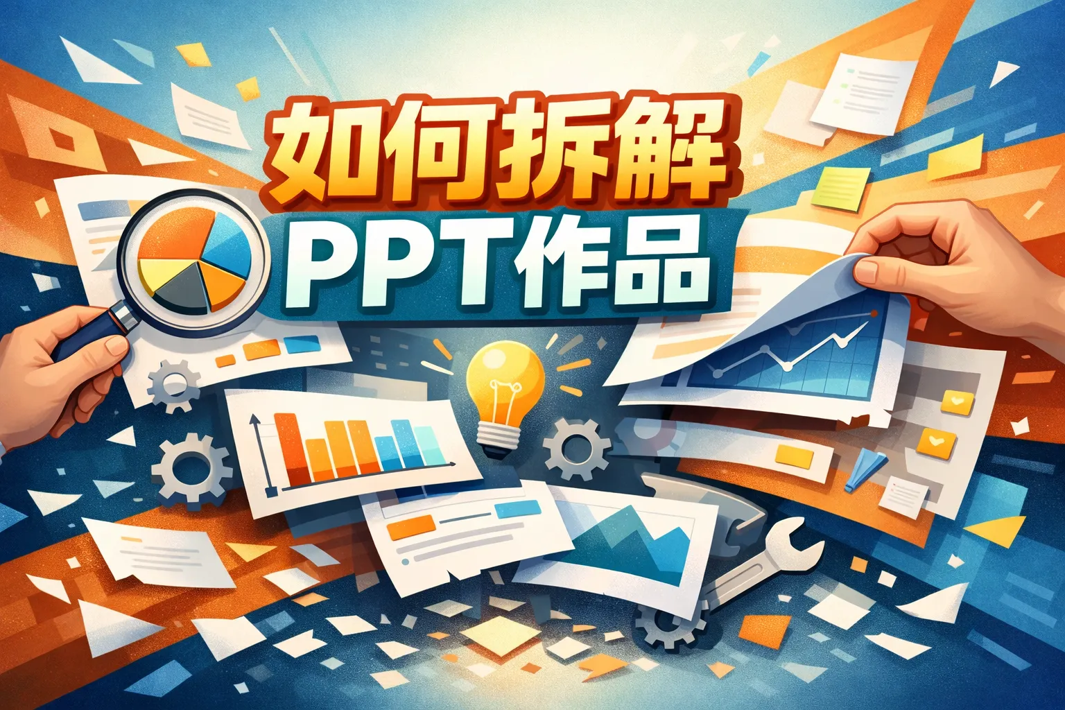 如何拆解ppt作品