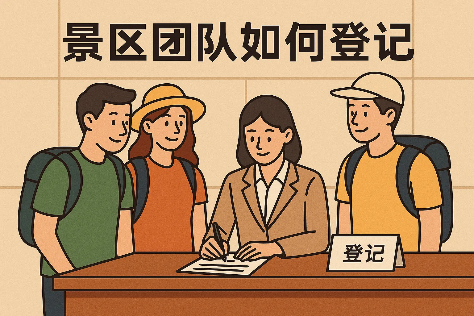 景区团队如何登记
