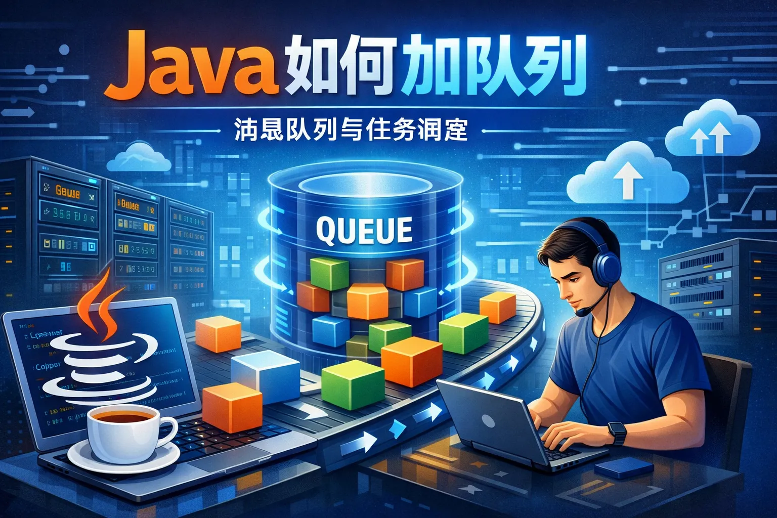java如何加队列