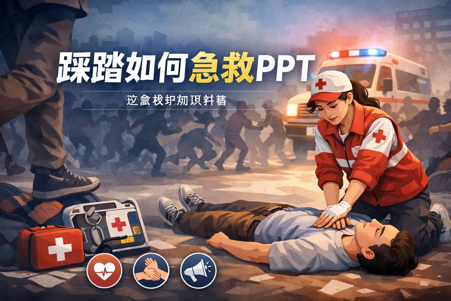 踩踏如何急救ppt