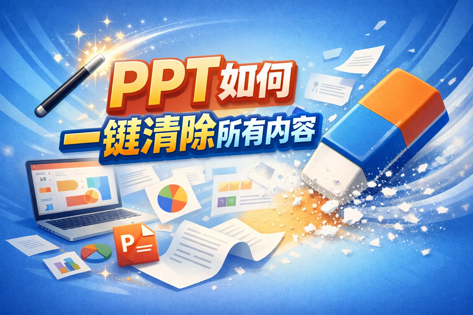 ppt如何一键清除所有内容