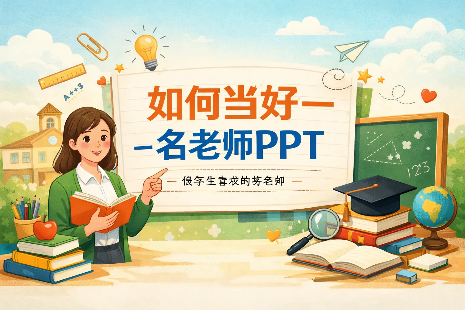 如何当好一名老师ppt