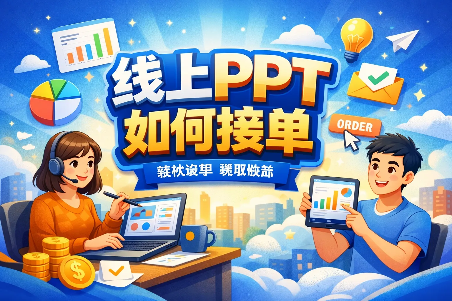 线上ppt如何接单