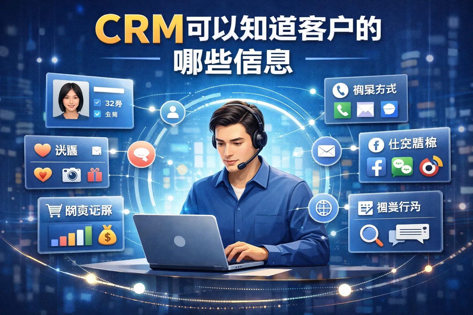 crm可以知道客户的哪些信息