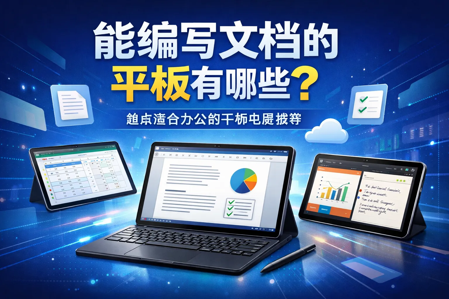 能编写文档的平板有哪些