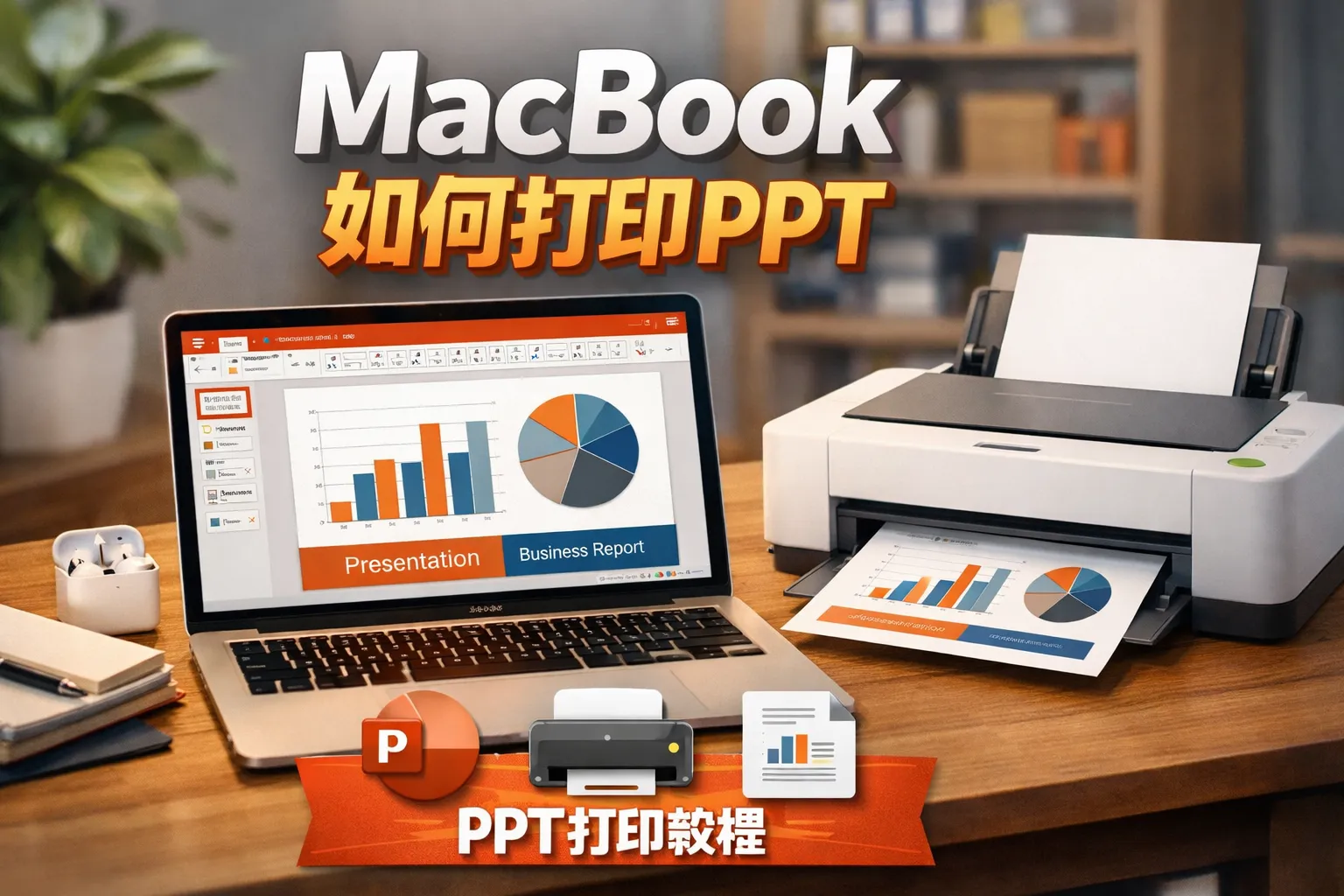 macbook如何打印ppt
