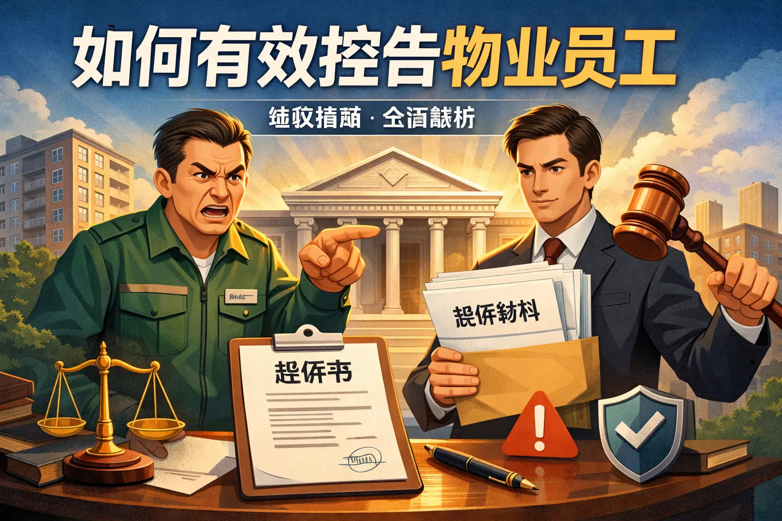 如何有效控告物业员工