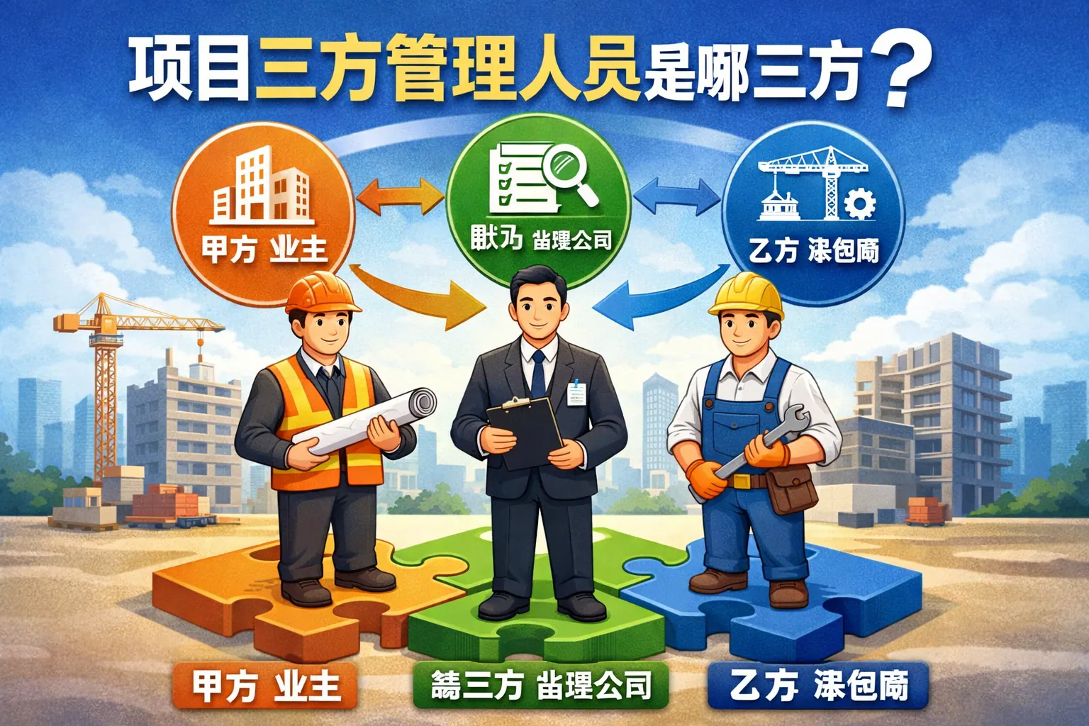 项目三方管理人员是哪三方
