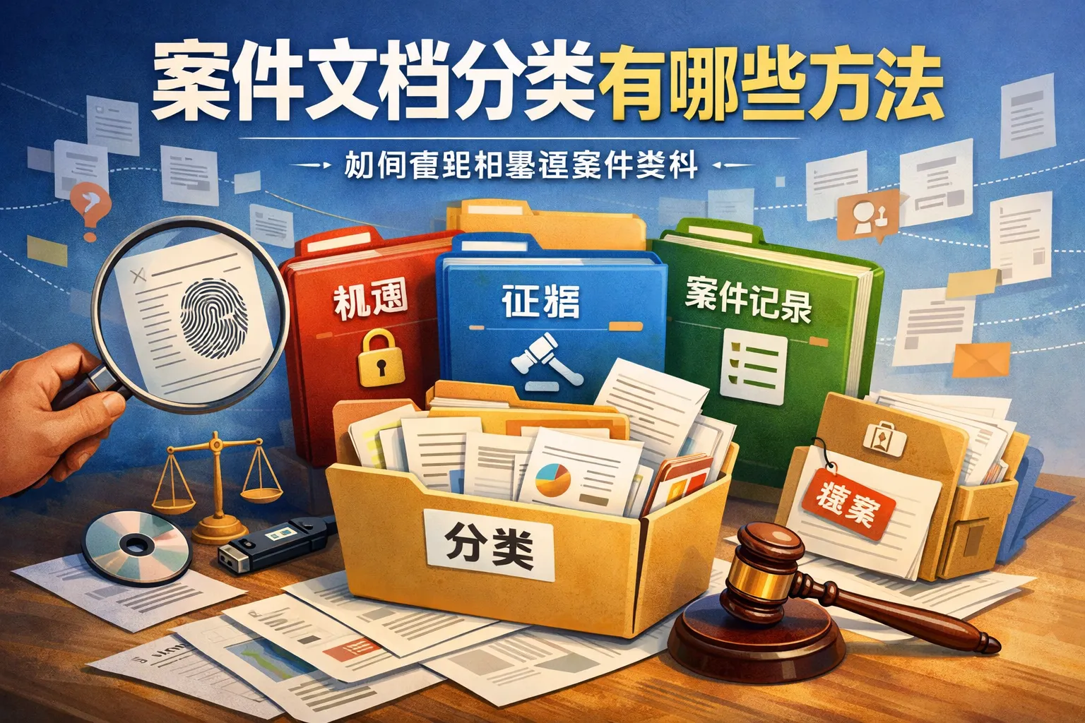 案件文档分类有哪些方法