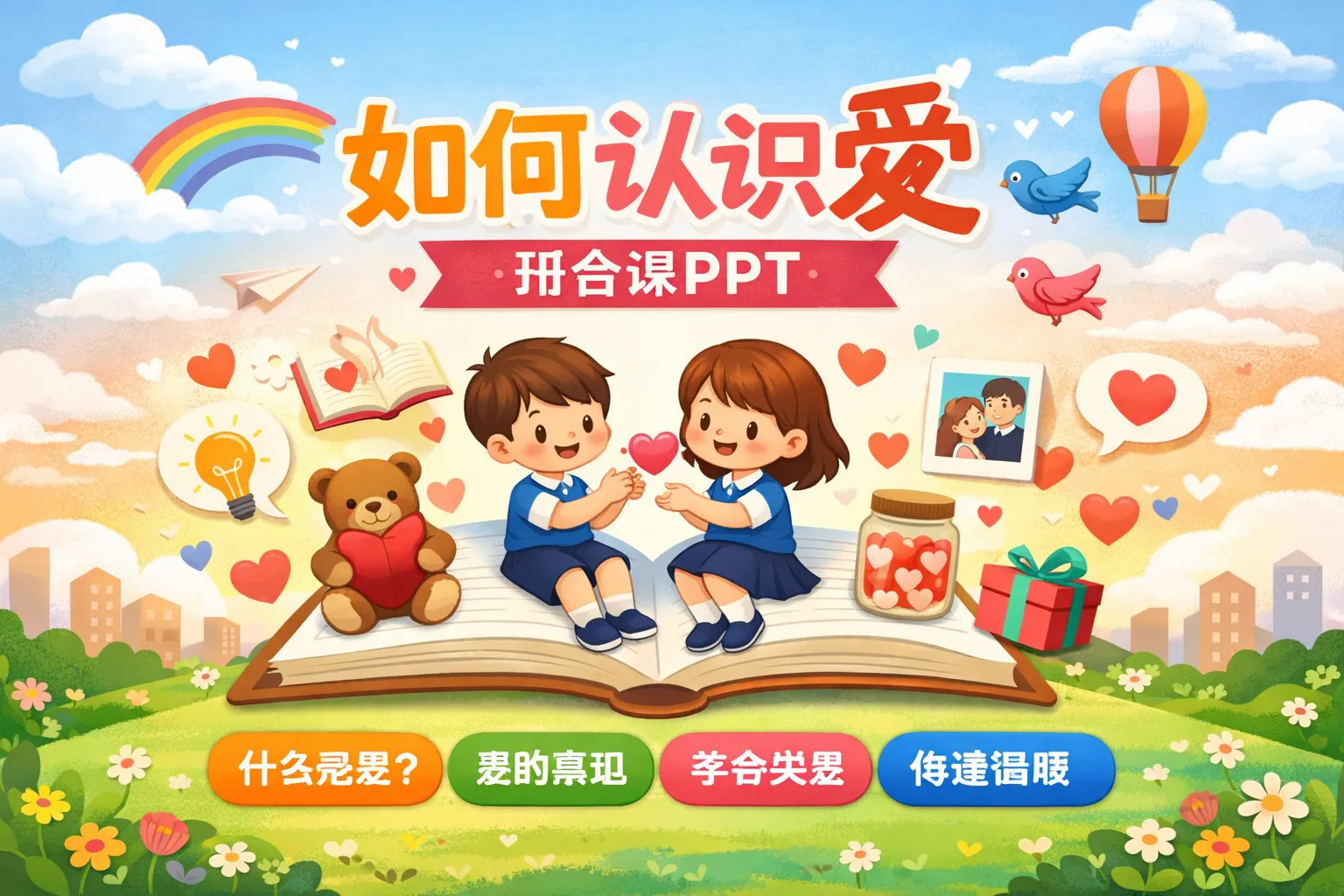 如何认识爱班会课PPT