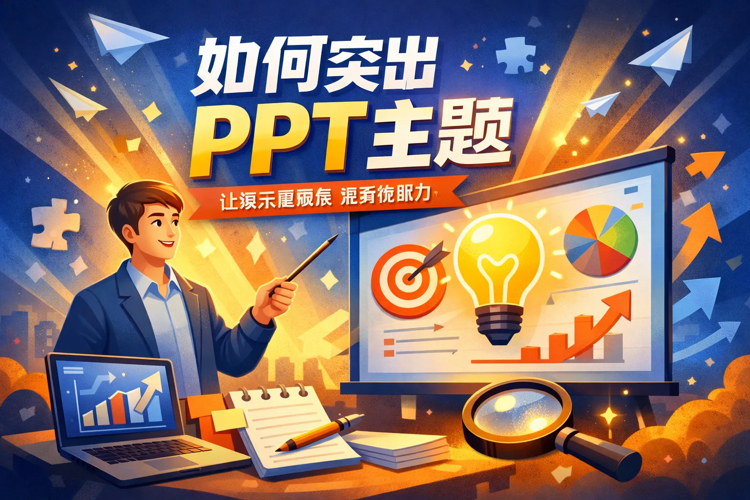 如何突出PPT主题