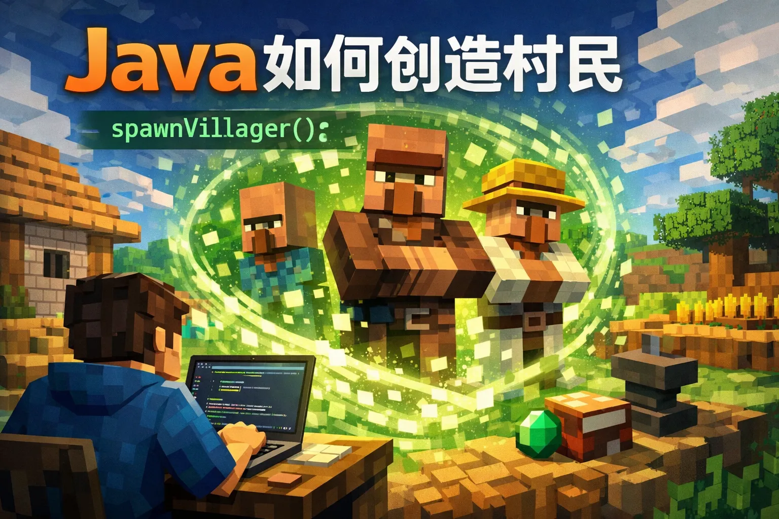 java如何创造村民