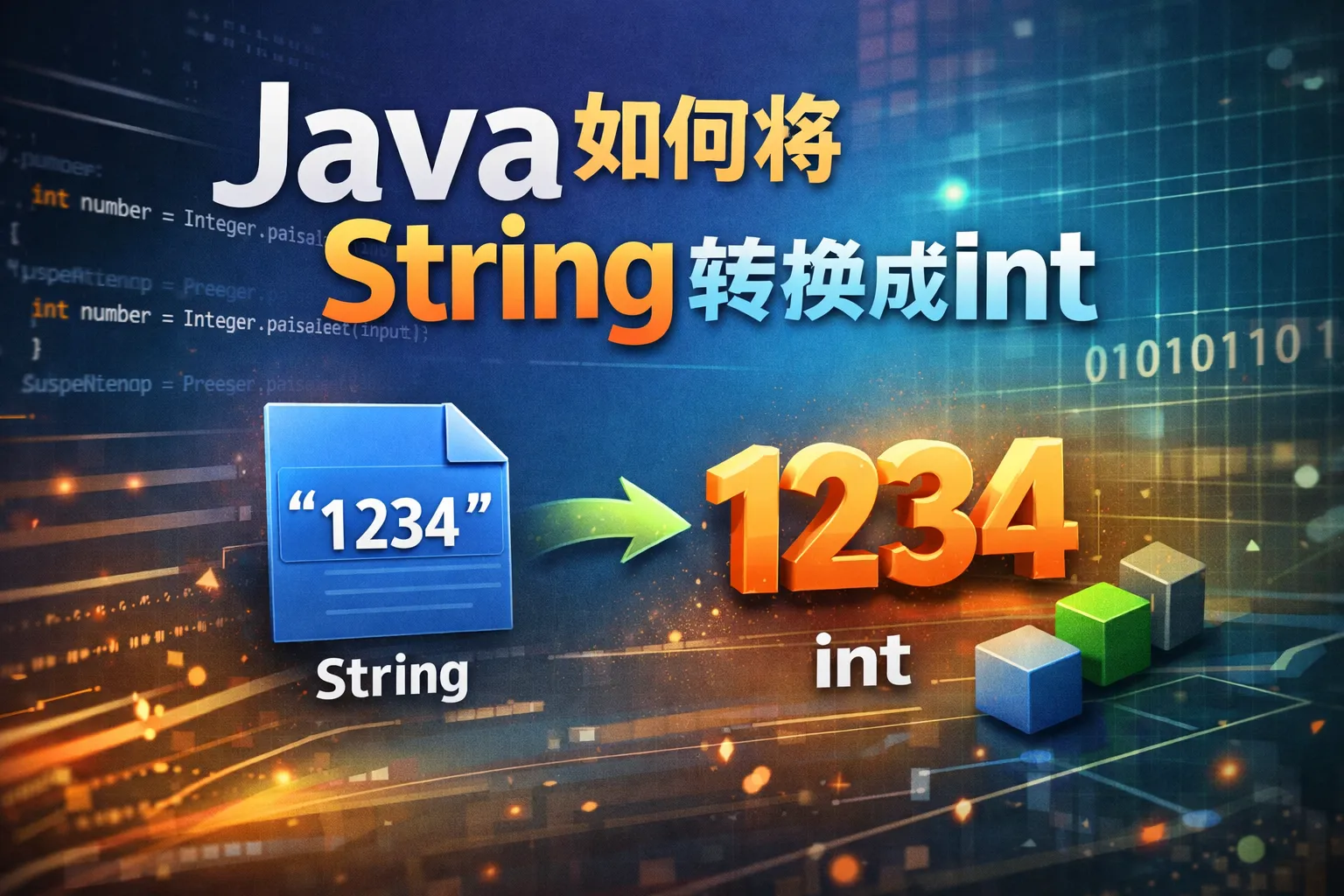 java如何将string转换成int