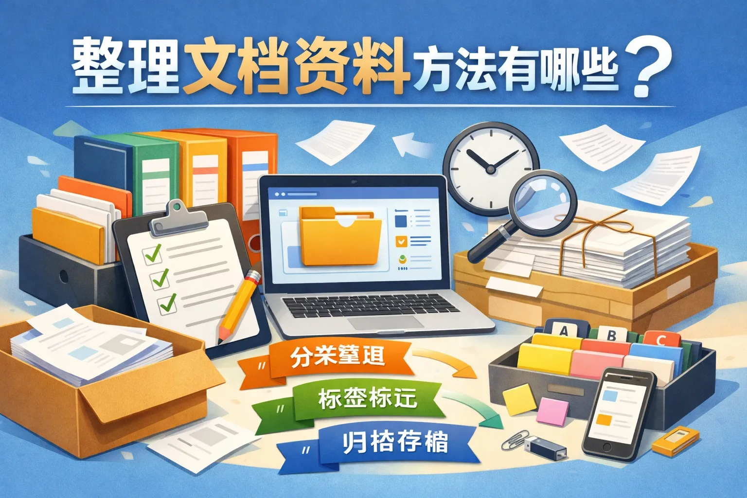 整理文档资料方法有哪些