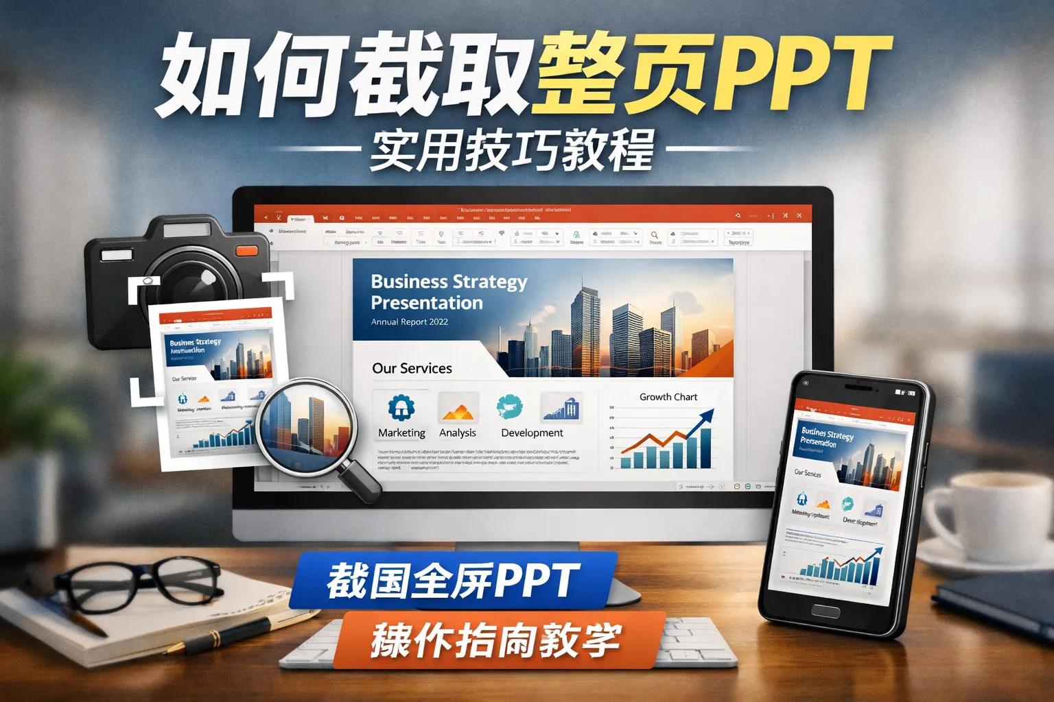 如何截取整页ppt