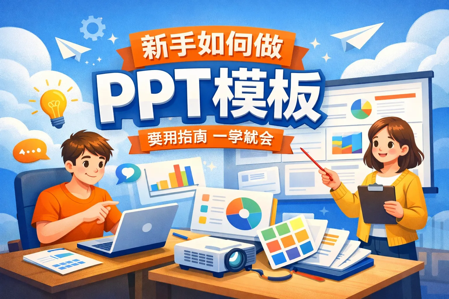 新手如何做ppt模板