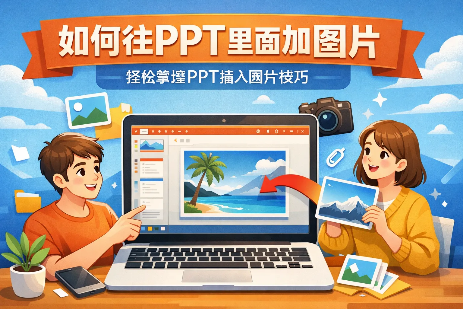 如何往ppt里面加图片