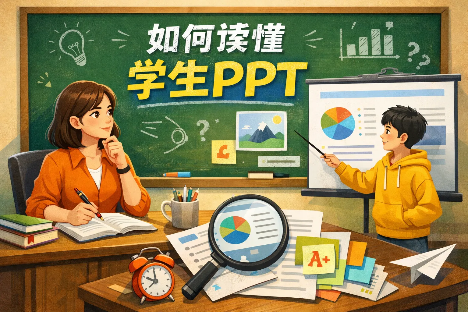 如何读懂学生PPT