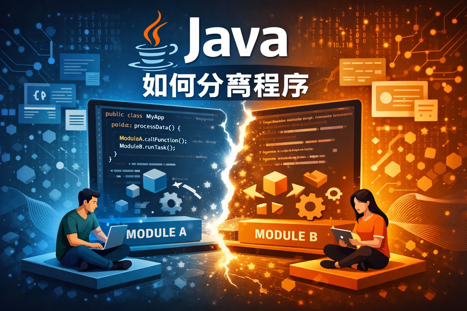 java如何分离程序