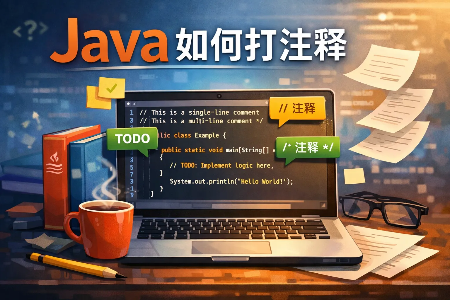 java如何打注释
