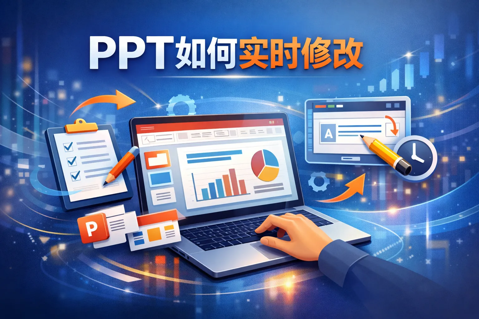 ppt如何实时修改
