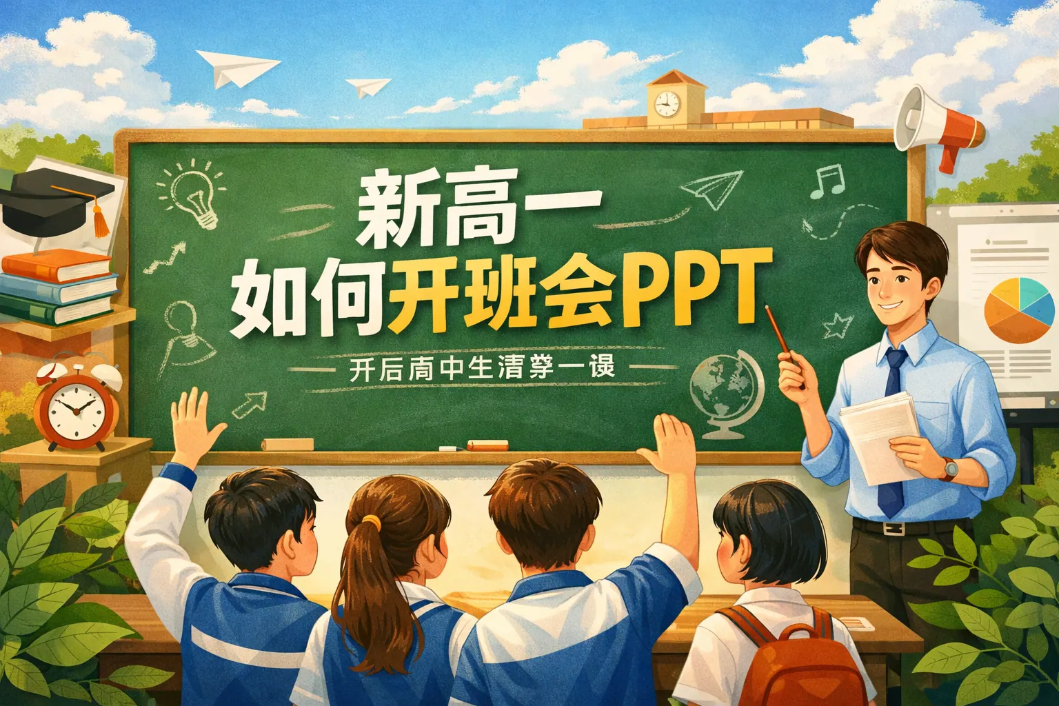 新高一如何开班会ppt