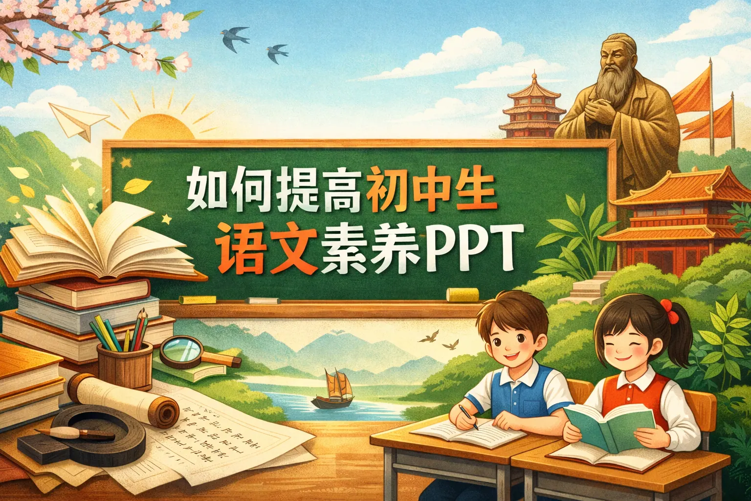如何提高初中生语文素养ppt