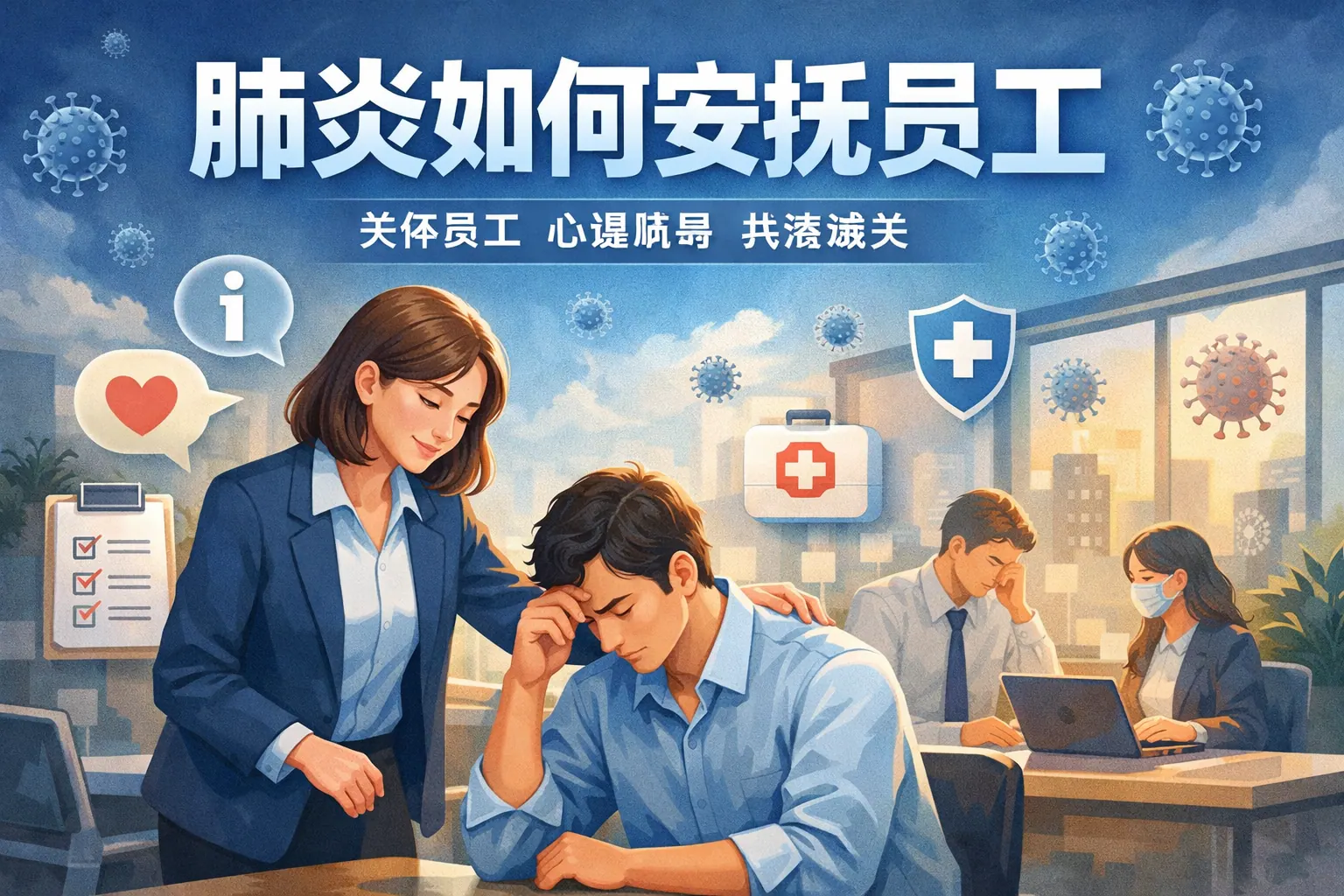 肺炎如何安抚员工