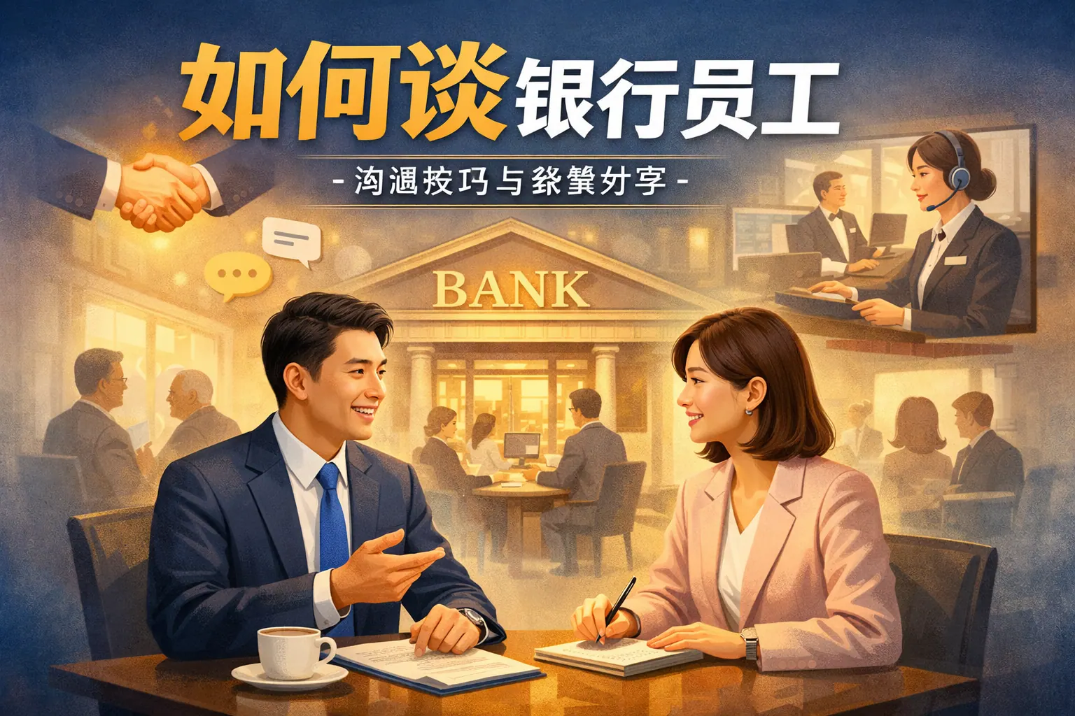 如何谈银行员工