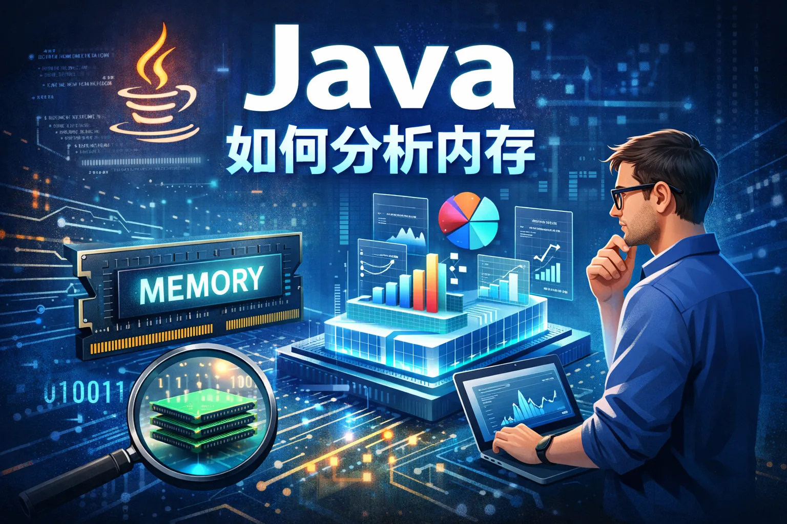 java如何分析内存