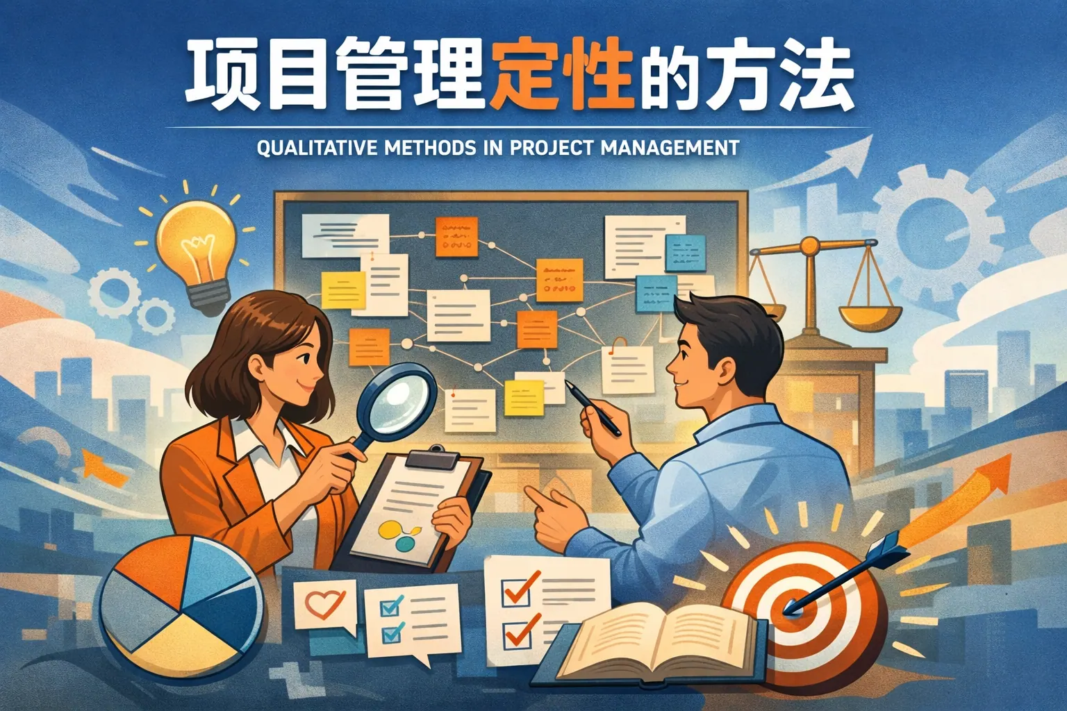 项目管理定性的方法是