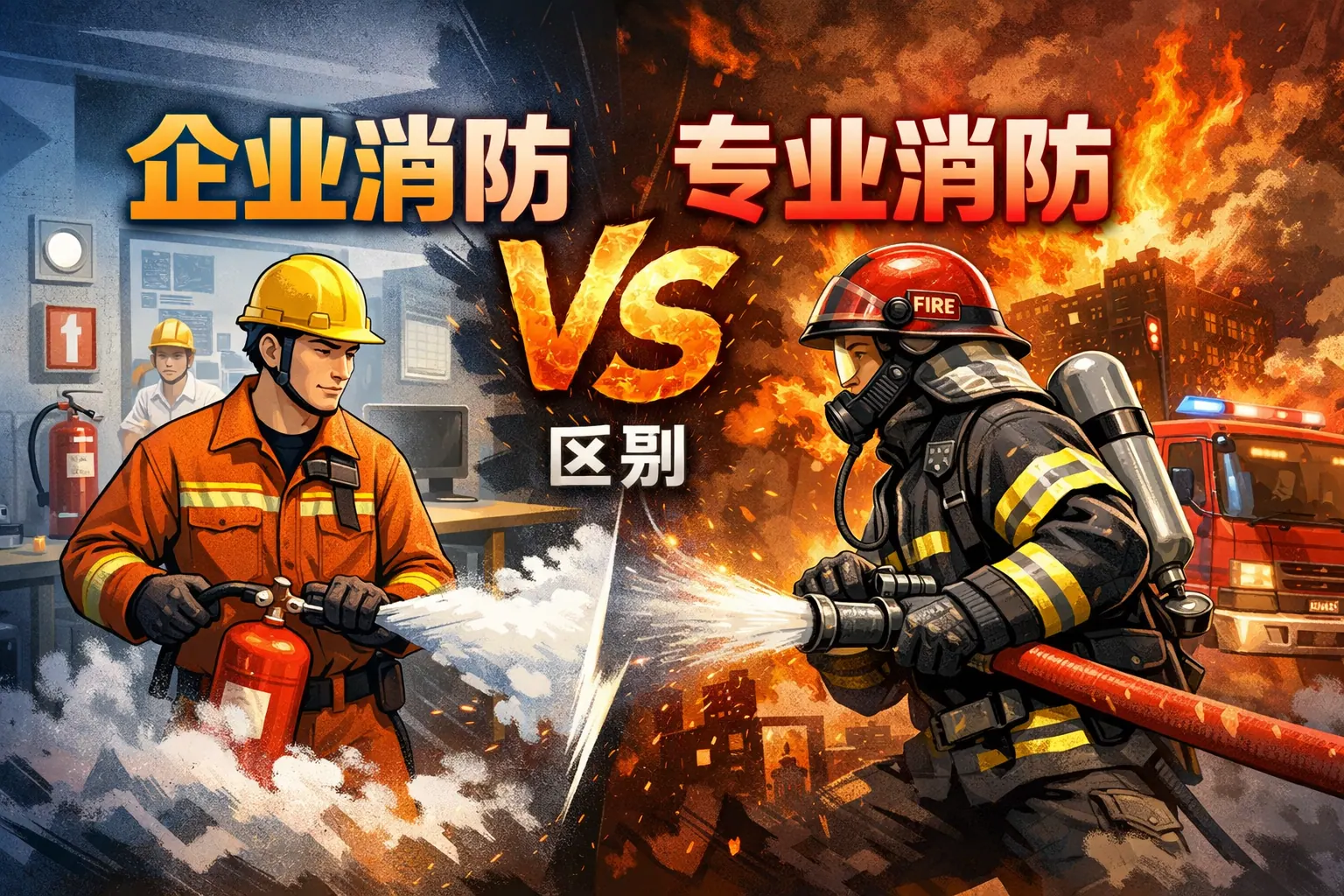 企业消防与专业消防区别