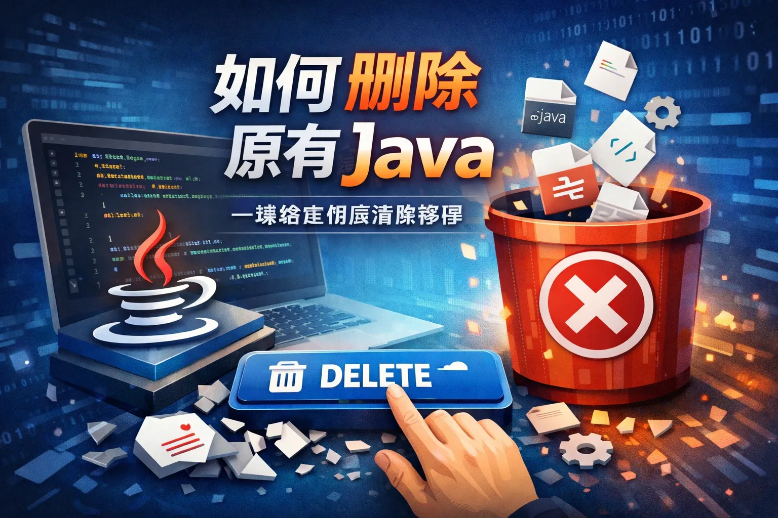 如何删除原有java