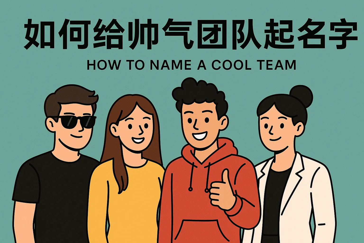 如何给帅气团队起名子