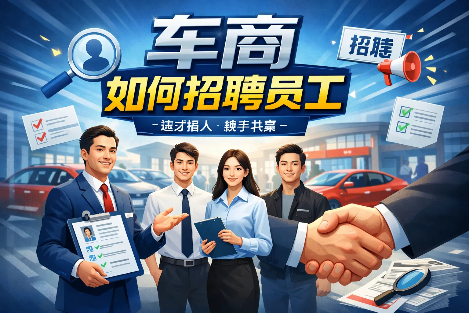车商如何招聘员工